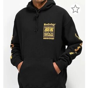 MOODSWINGS Main Event Black Hoodie Size S nwt
